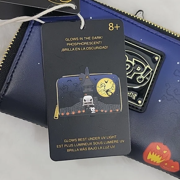 Loungefly Disney Nightmare Before Christmas Jack Skellington House Zip Wallet - Picture 4 of 8